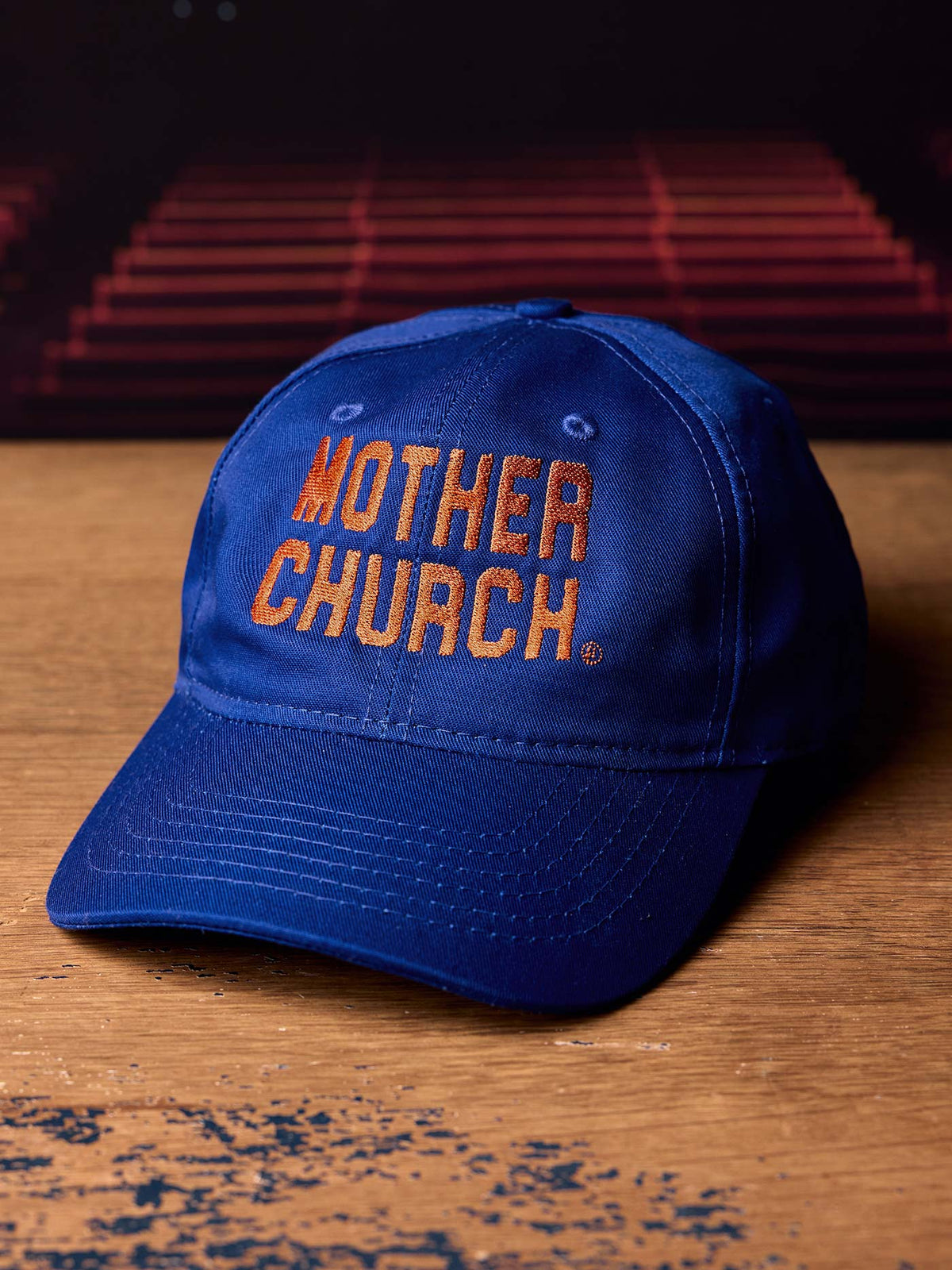 An existing blue imogene + willie Mother Church cap from its Grand Ole Opry collaboration